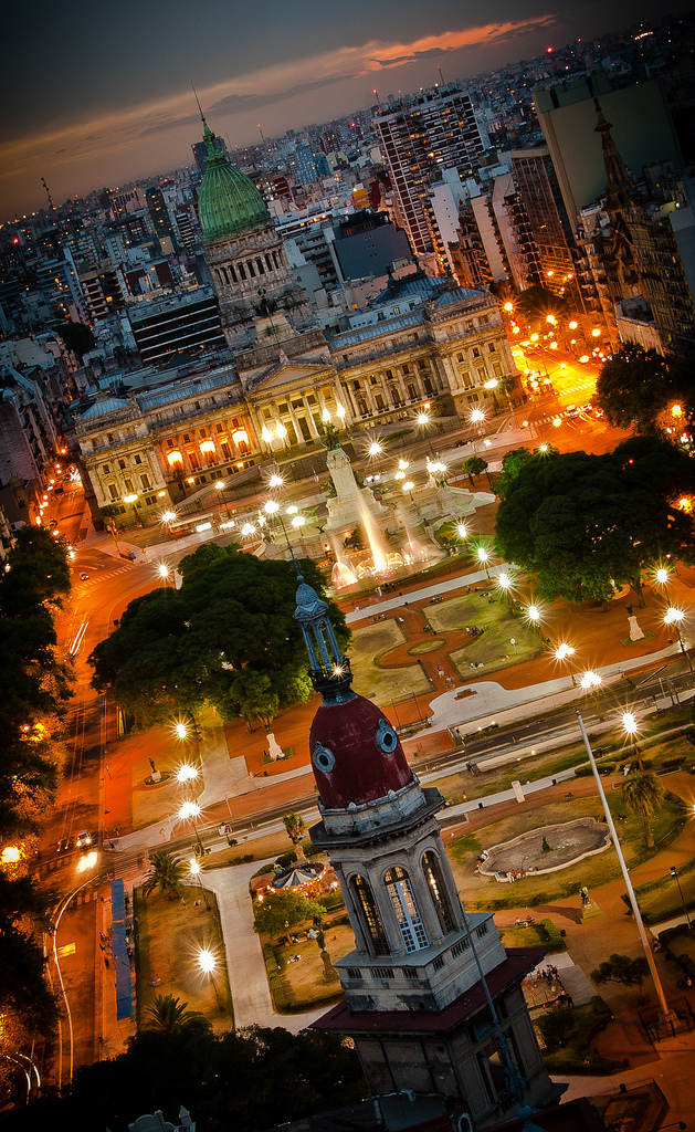 View from the top of the Palacio Barolo