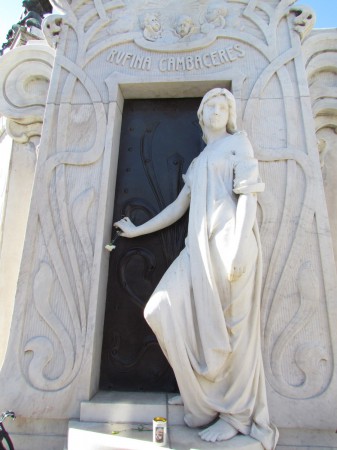 Tomb of Rufina Cambaceres, Recoleta Cemetery