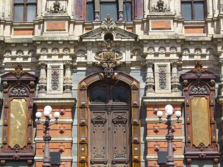 Main Entrance on Av Córdoba, Palacio de Aguas Corrientes