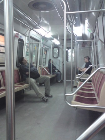 Buenos Aires Subte at 6:30am